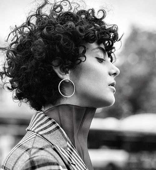 20 New Hairstyles for Short Curly Hair