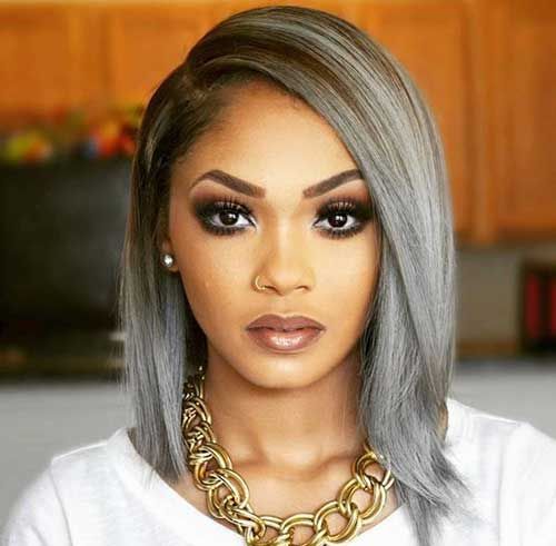 25 New Grey Hair Color Combinations For Black Women