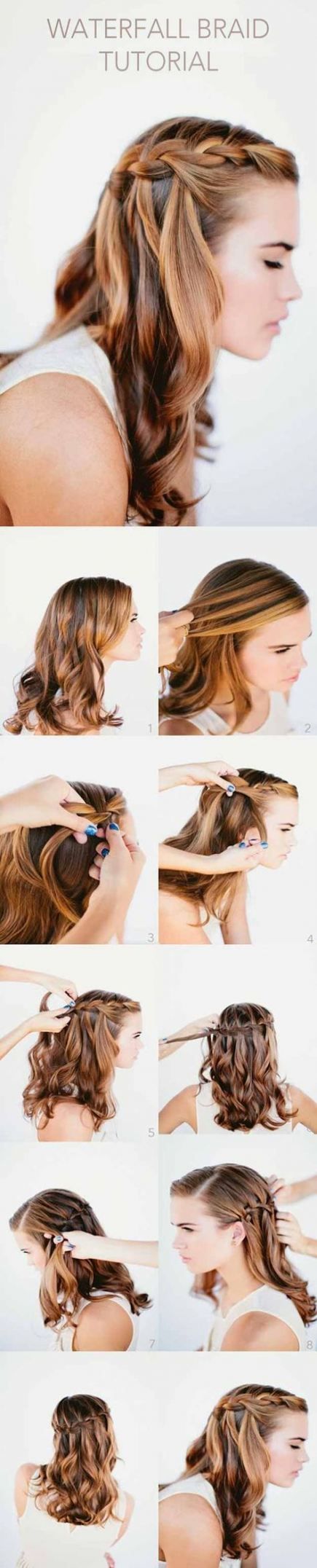 30 Ideen für Frisuren für mittellanges Haar Schritt für Schritt leicht #fri  …