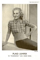 VINTAGE STRICKMUSTER Womens Sweater Shades 1930 von ArtToArt#designe #designerde…