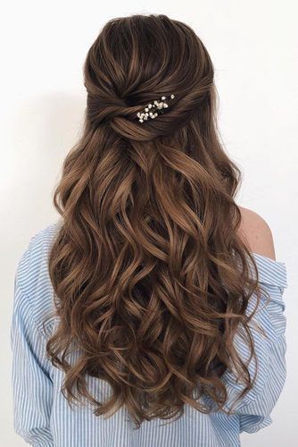 46 Unforgettable wedding hairstyles for long hair 2019 – simple and elegant hairstyle – New Site
