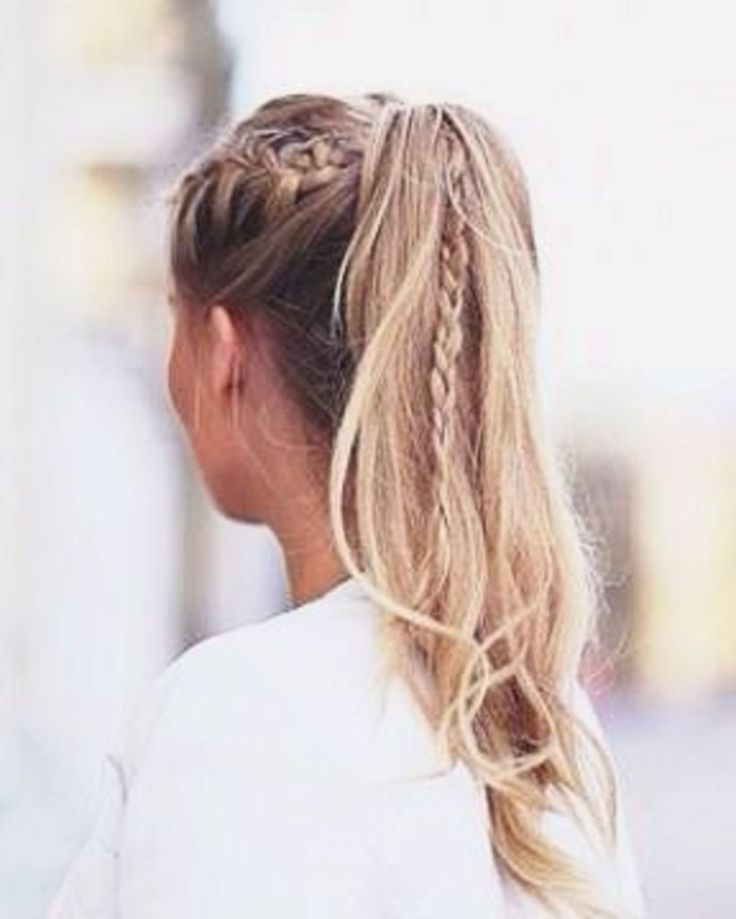 49 Super trendy and simple hairstyle for the school