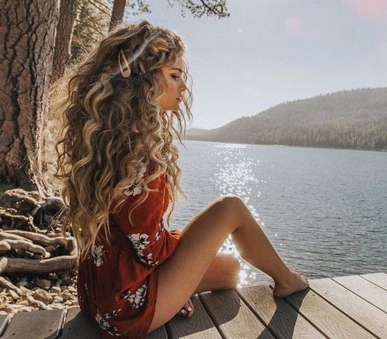 70+ Most Gorgeous Natural Long Curly Hairstyles for Lady Girls - Page 40 of 67 - Diaror Diary