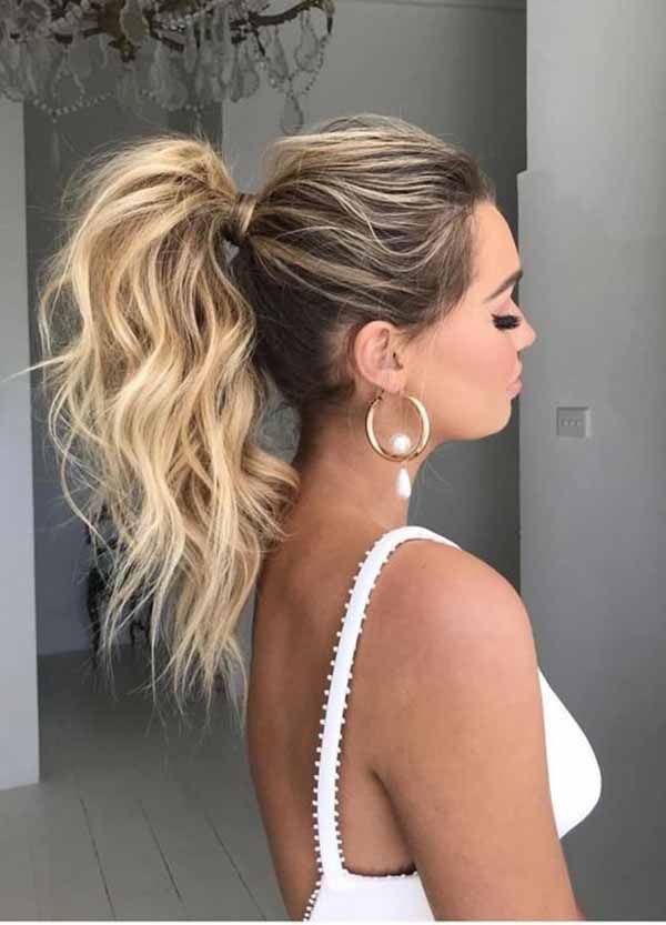 9 Glamorous Summer Ponytail Hairstyles for 2019 : You Must Try it!,  #formalhairponytail #Gla...