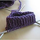 A simple knitted sock pattern for beginners