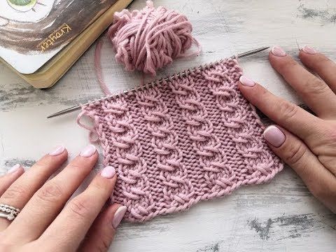 BEAUTIFUL PATTERN WITH SPOKES FOR KNITTING hats, cardigans, sweaters - YouTube
