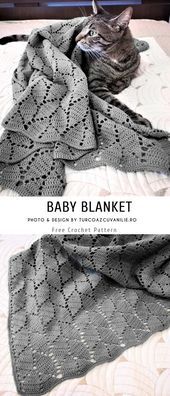 Baby Blanket Crochet Pattern Free – Crocheting – #Baby #Blanket #Crochet #croche…