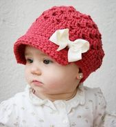 Baby # Mädchen # Häkeln Hut # Muster – 10 einfache Häkeln Hut Muster #einfa…