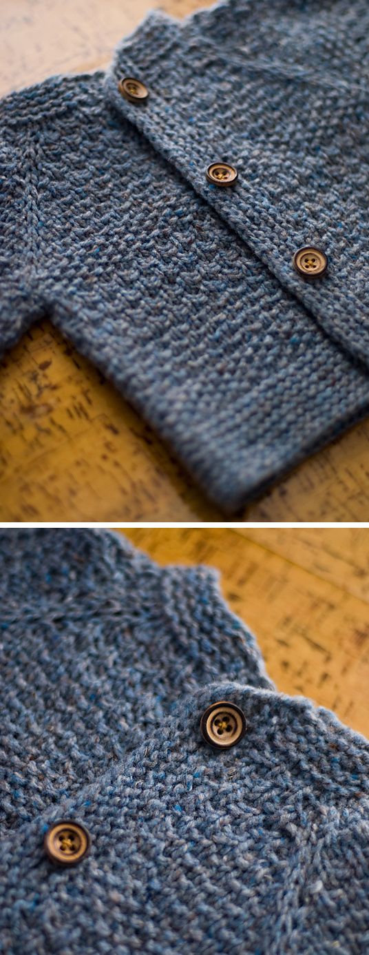 Baby Tweed – Knitting Cardigan