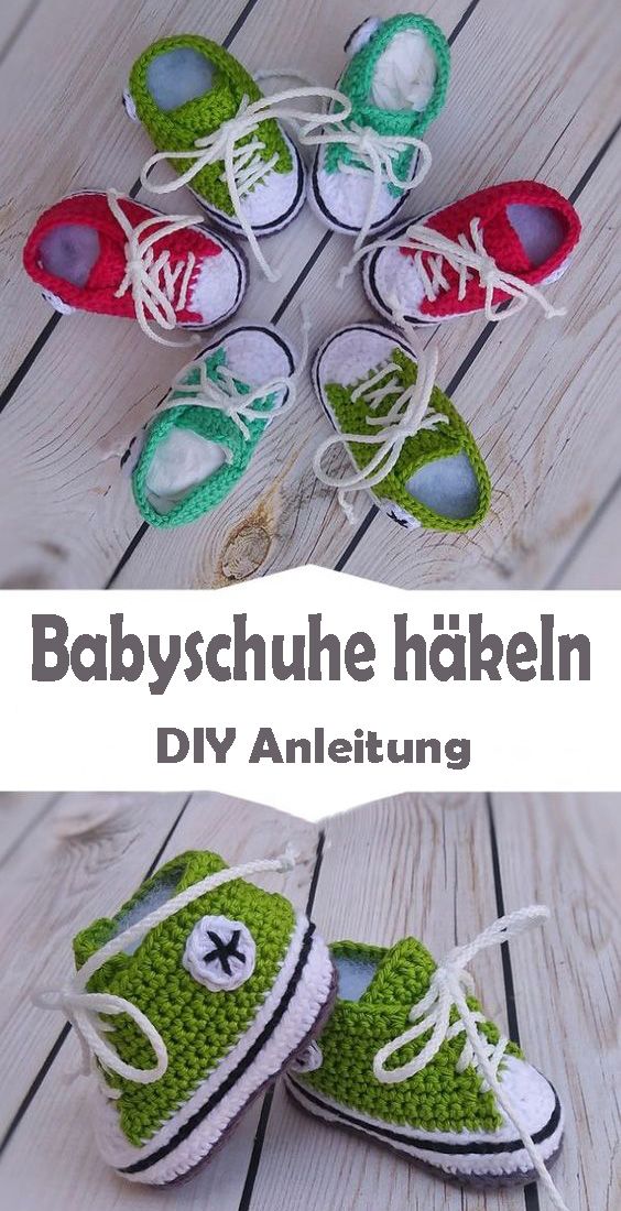 Babyschuhe häkeln – kostenlose Anleitung für Anfänger