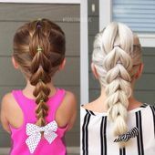 Beautiful hairstyles for girls in the garden  everyday and festive choices
