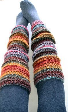 Beginner Crochet Leg Warmers:Video Tutorial and Free Pattern