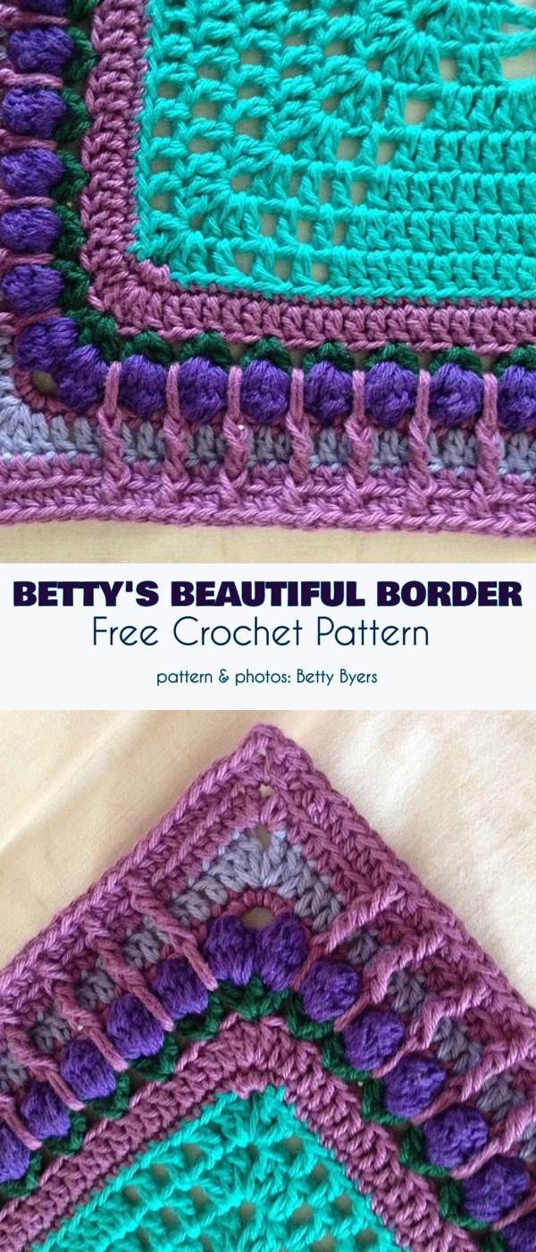 Betty’s Beautiful Border Free Crochet Pattern