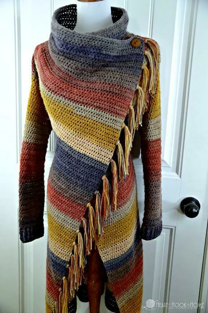 Blanket Cardigan Crochet pattern by Ashlea Konecny