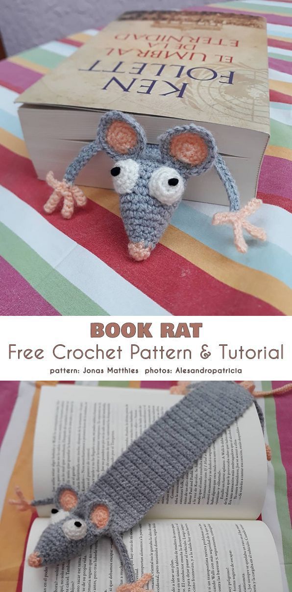 Book Rat Free Crochet Pattern