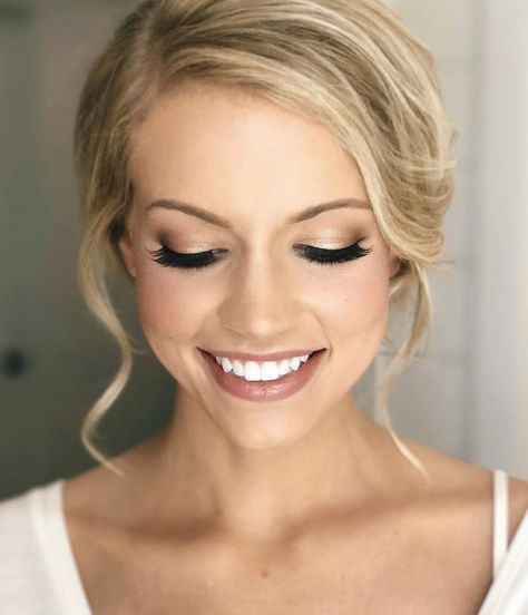 Braut Make-up-Ideen; Hochzeit Make-up für braune Augen; blaue Augen; Hochzeit Make-up für
