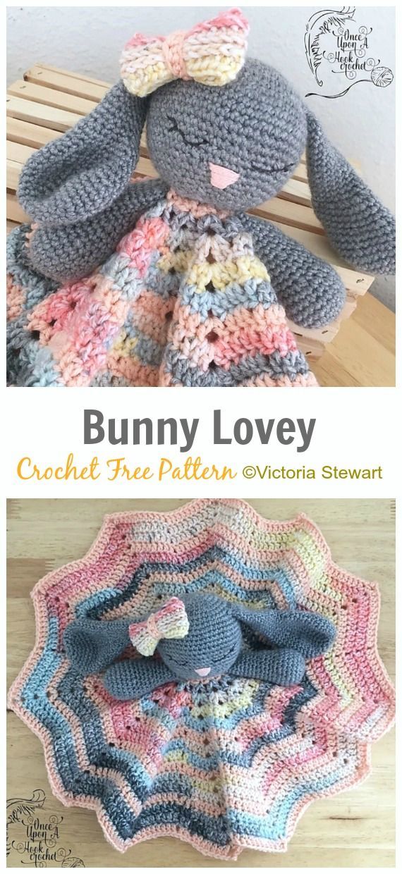 Bunny Lovey Crochet Free Pattern