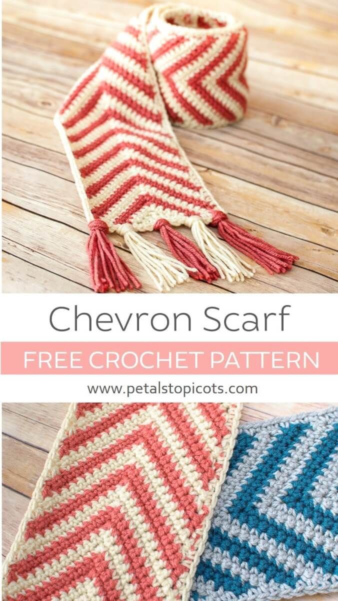 Chevron Crochet Scarf Pattern