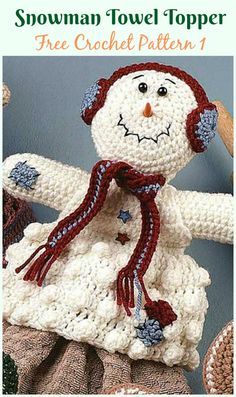 Christmas Towel Topper Crochet Free Patterns