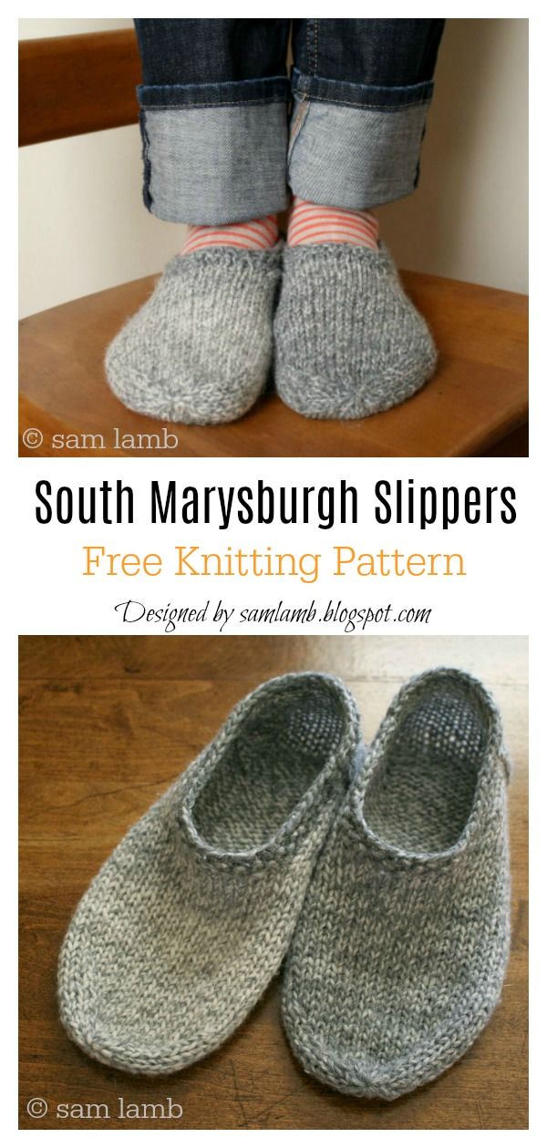 Chunky Slipper Socks FREE Knitting Pattern