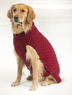 Clifford Dog Sweater pattern by Lion Brand Yarn
