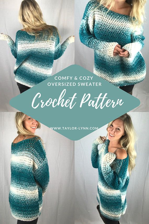 Comfy & Cozy Oversized Crochet Sweater Pattern