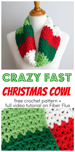 Crazy Fast Christmas Cowl