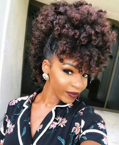Crazy and Wild Curly Mohawk Hairstyles for You | New Natural Hairstyles