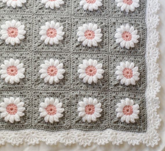 Crochet Afghan Pattern - CROCHET PATTERN instant download - crochet baby afghan pattern - baby gift crochet pattern