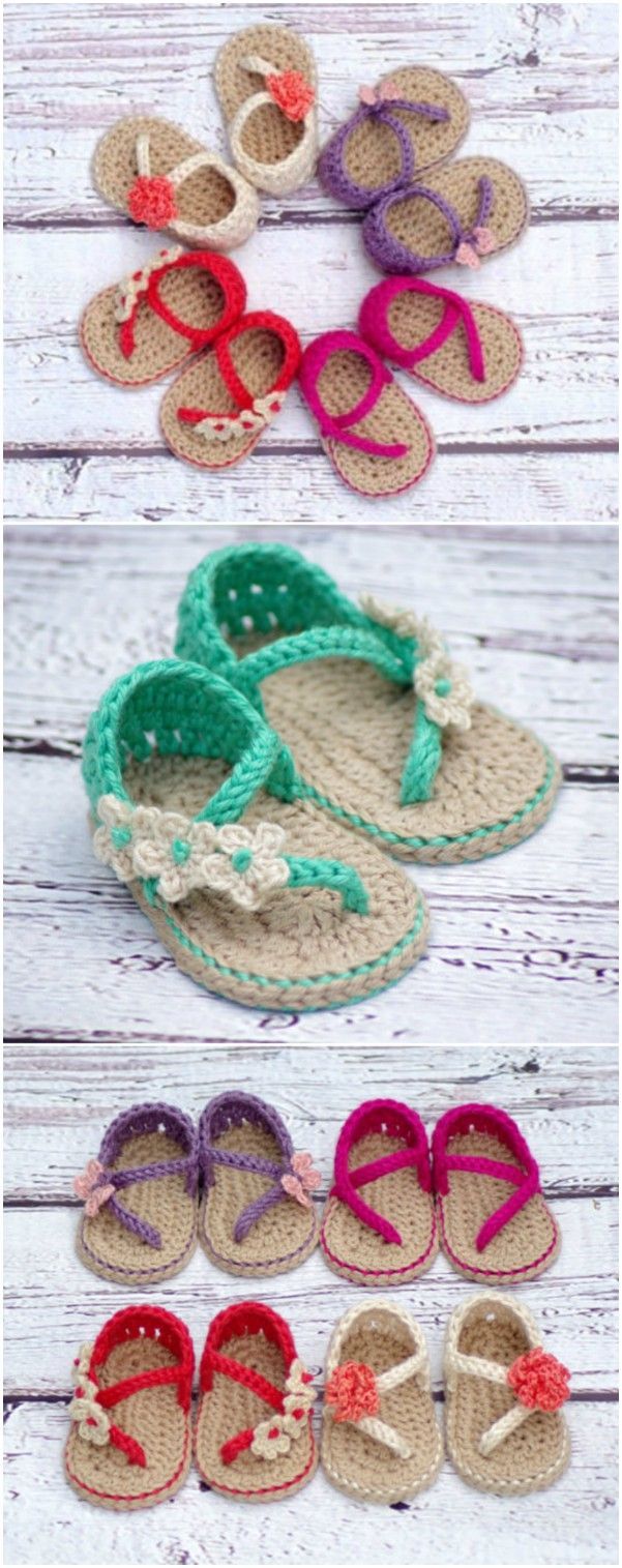 Crochet Baby Sandals Patterns Cutest Ideas