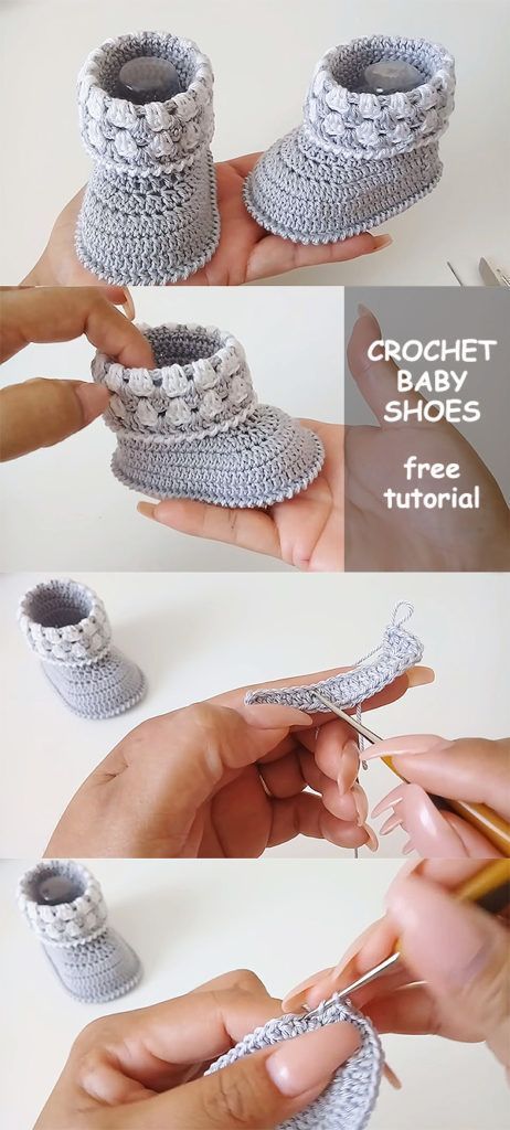 Crochet Baby Shoes - CROCHET-HUB