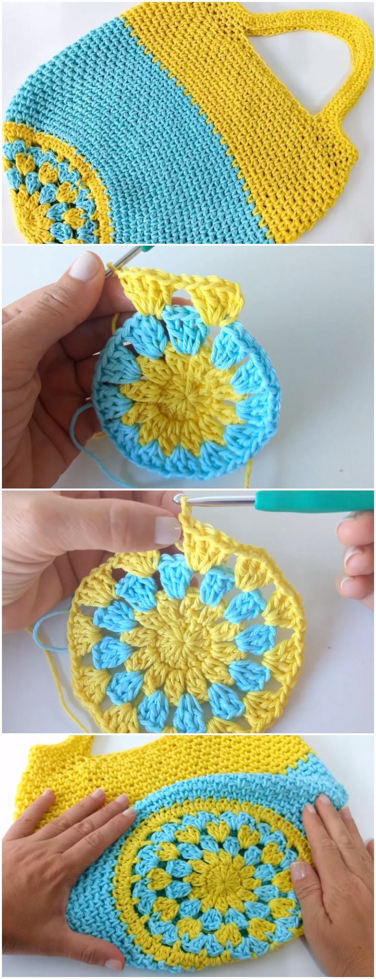 Crochet Beautiful Market Bag Free Pattern [Video]