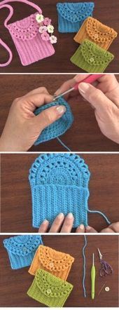 Crochet Beautiful Purse Step by Step