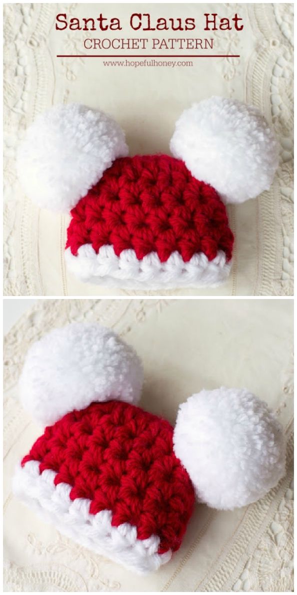 Crochet Christmas Hats Free Pattern Ideas | The WHOot