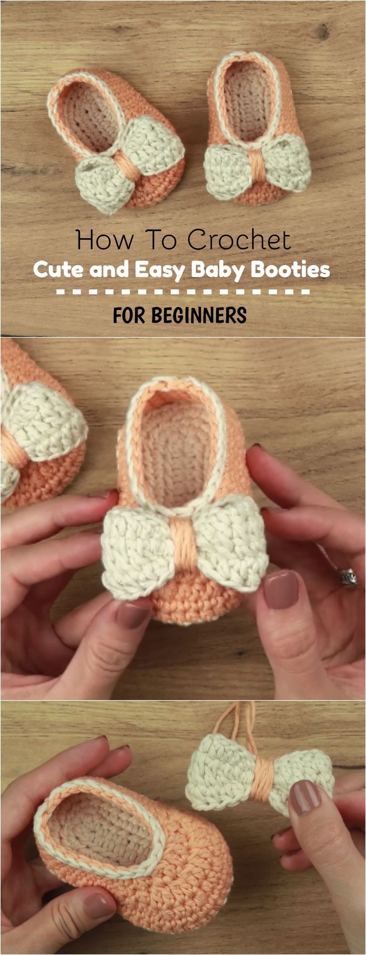 Crochet Cute and Easy Booties