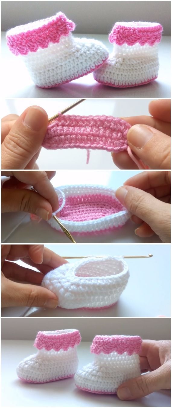 Crochet Cutest Baby Boots - Free Pattern [Video