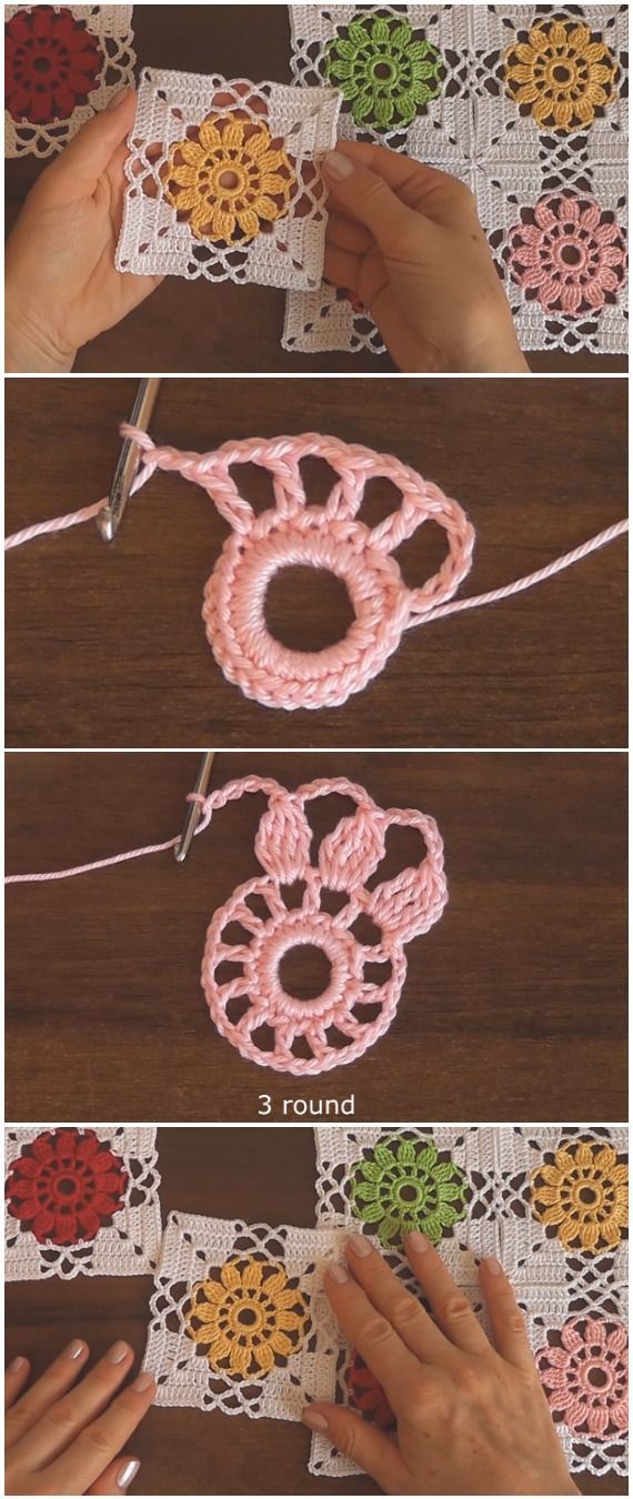 Crochet Easy Motif Granny Square