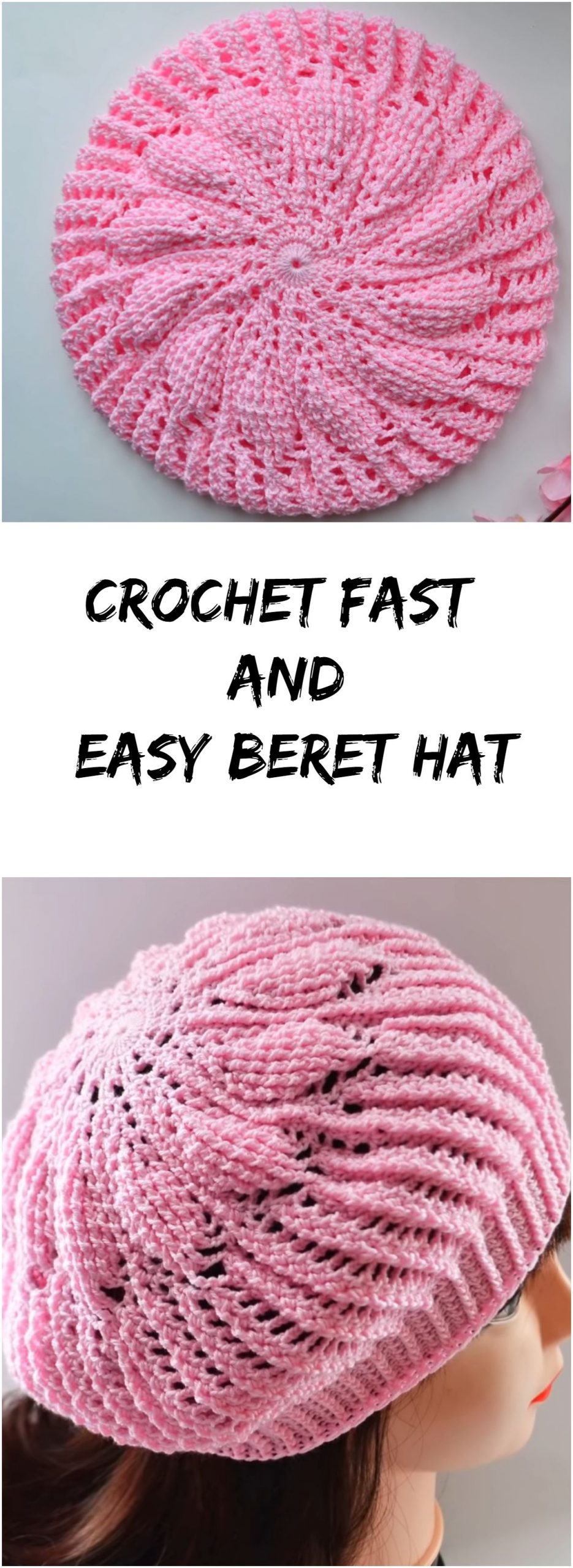 Crochet Fast And Easy Beret Hat