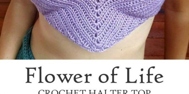 Crochet Flower Of Life Halter Top