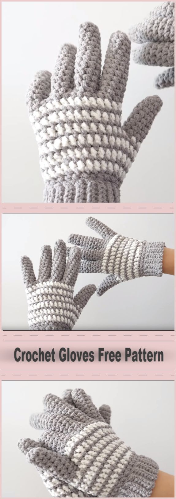 Crochet Gloves Free Pattern - Things To Crochet