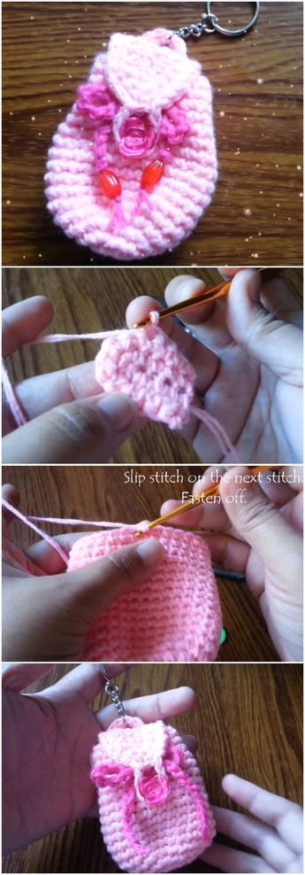 Crochet Mini Backpack Purse