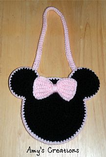 Crochet Mouse Ears Purse