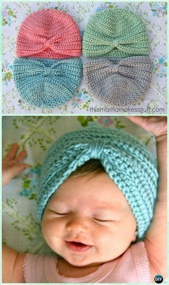Crochet Turban Hat Free Patterns & Instructions