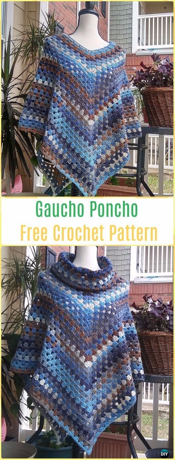 Crochet Women Capes & Poncho Patterns & Tutorials