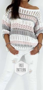 Crochet blouse free pattern
