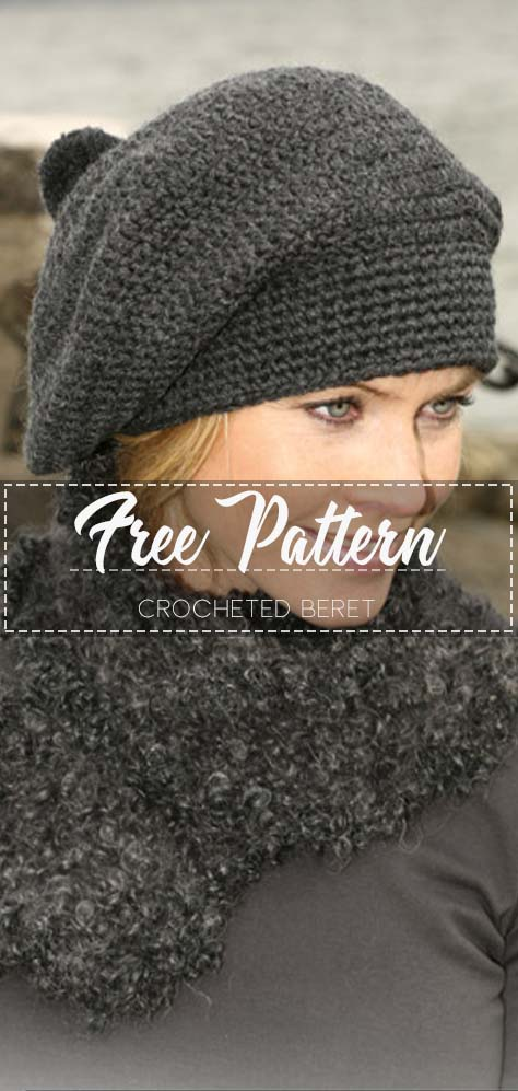 Crocheted Beret – Free Pattern – Free Crochet