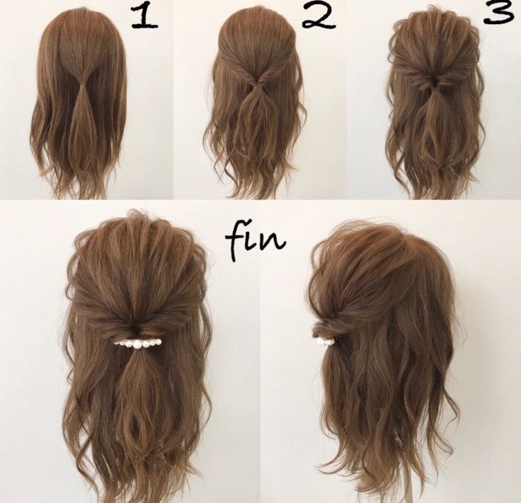 Cute and Simple Coiffure