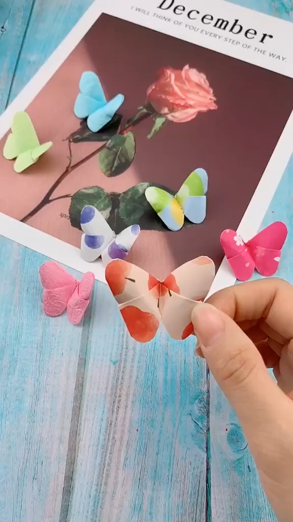 DIY Colorful Butterfly