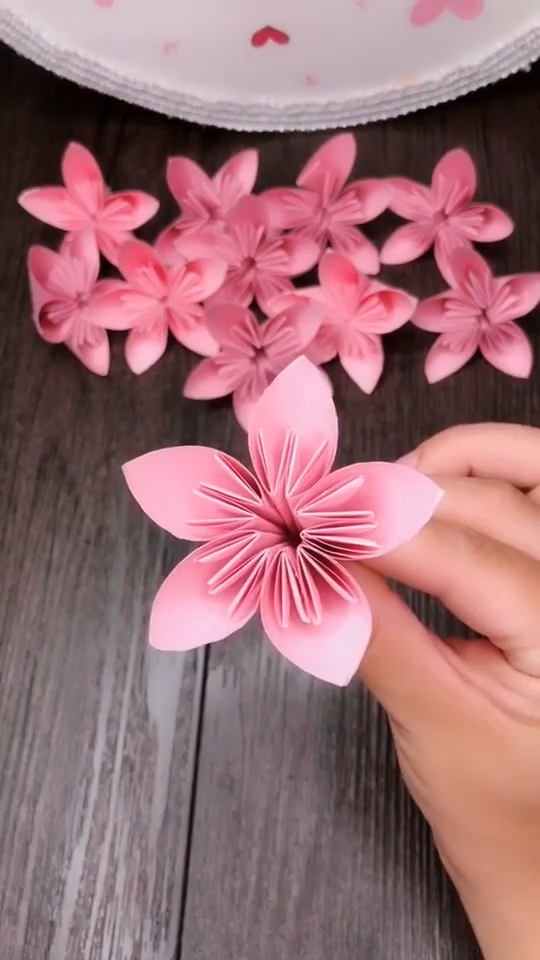 DIY Handmade 5 Piece Petal Pink