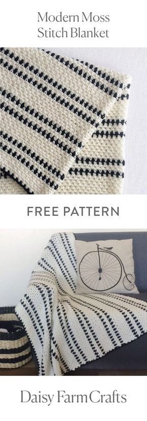 Daisy Farm Crafts: Single Crochet Chevron Baby Blanket